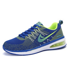 Early autumn new youth sport shoes nets 37 yards 38 junior high school students at the age of 13 in children 15 breathable running shoes Thirty-eight 195 blue