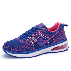 Early autumn new youth sport shoes nets 37 yards 38 junior high school students at the age of 13 in children 15 breathable running shoes Thirty-eight 195 purple