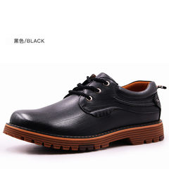 Denilson early autumn new business shoes men's head shoe boots Martin England tooling shoes casual shoes Forty-three black