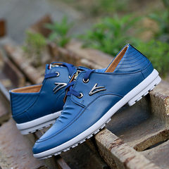 Men's shoes in autumn 2017 early autumn new men's business casual shoes casual shoes men fall all-match England Thirty-eight blue
