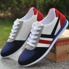 Early autumn shoes casual shoes cloth Korean lightweight sports shoes low shoes shoes breathable new tide male youth Forty-three A03 blue