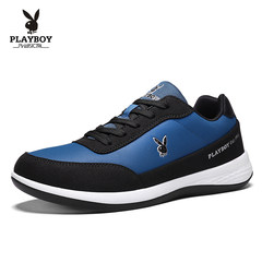 Dandy shoes men's casual shoes new autumn autumn waterproof sport shoes travel shoes tide running Forty-three Black / blue