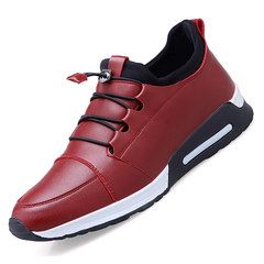 Men's shoes fall 2017 new shoes black shoes with Korean cashmere winter sports shoes casual shoes Thirty-eight 9302 red