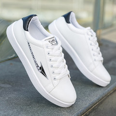 2017 autumn white shoes shoes a trend of Korean students all-match white winter sports leisure shoes Forty-three black