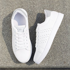 2017 autumn white shoes shoes a trend of Korean students all-match white winter sports leisure shoes Forty White grey