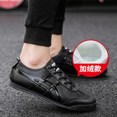 With a deft Reds canvas shoes men's shoes shoes Doug lazy Korean social spiritual guy shoes Forty-three Black 22