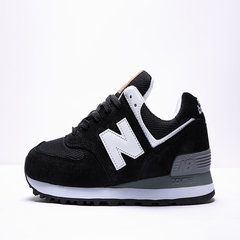 New 100-lun (USA) Sports Footwear Company Limited. NB574 authorized E men's shoes jogging shoes Thirty-eight Wuhuan black