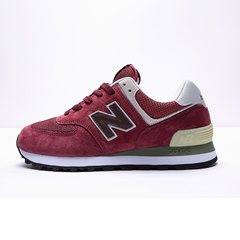 New 100-lun (USA) Sports Footwear Company Limited. NB574 authorized E men's shoes jogging shoes Thirty-eight Three yuan wine red