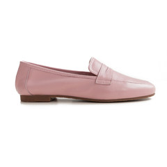 BALA homemade spring English wind, low heel happy shoes school, wind small leather shoes flat bottom, shallow mouth retro women's shoes Thirty-eight Pink