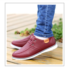 In the autumn of 2017 new sports shoes shoes running shoes casual shoes in winter leather waterproof non slip shoes. Forty-four Claret