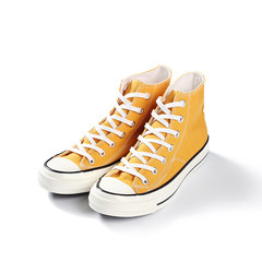 Korean autumn lovers of simple solid all-match canvas shoes high winter young men and women of leisure and fashion shoes Thirty-eight Ginger
