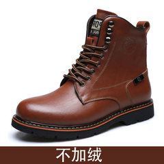 Winter Martin boots, men's leather, British wind, high shoes, suede, warm boots, middle boots, boots, boots, boots, boots, boots, boots, boots, boots, boots Thirty-eight Dark brown