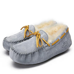 VAVNUGG Australia wool fur VAV&NuUGG Doug shoes shoes with velvet matte leather shoes in winter Forty-three Gray Man