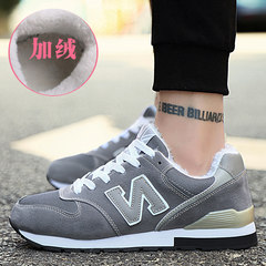In the autumn of 2017 the new trend of Korean sports shoes casual shoes running shoes all-match n students Forty-four Dark grey
