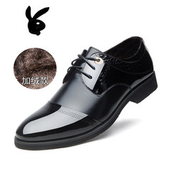 2017 autumn winter new shoes male leather business suits increased shoes leather and cotton shoes. Thirty-eight Black velvet