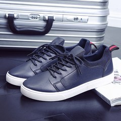 The trend of Korean male student shoes men's business casual sports shoes shoes shoes British society shoes [39 Standard Code] blue
