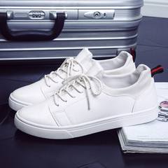 The trend of Korean male student shoes men's business casual sports shoes shoes shoes British society shoes Forty-three white