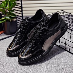 The fall of Li Yaoyang quickly with Reds shoes leather shoes shoes personality bright bright leather shoes shoes Wu Dichao Doug Forty-three 33 black gold