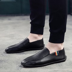 2017 men fall Doug shoes leisure shoes the trend of Korean society all-match lazy pedal shoes Forty-three PLD2 black
