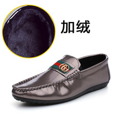 Li Yaoyang quickly with the Reds men shoes plus velvet shoes fall guy social spirit card Qi Doug shoes Forty-three 19 gold - Velvet (slightly smaller)