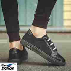 In the autumn of 2017 British men's business casual shoes black shoes sports shoes men's trend of Korean Students 41 Standard Code black