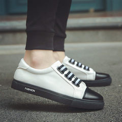 The fall of Mens Casual Shoes Fashion Shoes White British Korean sports business society men shoes shoes Forty-three white