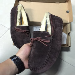 In the winter of 2017 Australian sheep fur Doug wool cotton shoes and leisure shoes snow Maomao shoes 41 Standard Code Coffee