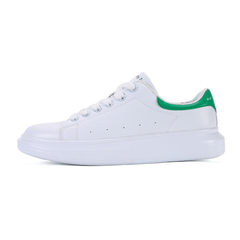 Genuine classic black and white shoes Vance high canvas shoes shoes help students low shoes 50th anniversary casual shoes Forty-four Low white shoes / Green