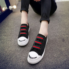 Reds shoes canvas shoes with deft male social spiritual guy shoes tide set foot shoes old Beijing shoes men Forty-three I smile