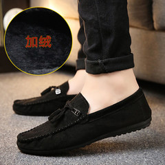 Li Yaoyang quickly with the Reds men's Wu Di spirit society guy card Qi Doug shoes shoes fall Forty-three Black (velvet) is smaller than code