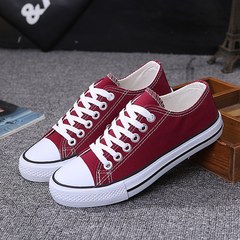 The spring and autumn male students high canvas shoes casual shoes black shoes shoes help female couple tie shoes. 35 (female) Low alcohol red wine