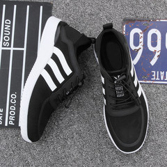 Men's shoes fall 2017 New Mens Casual breathable black youth soft bottom shoes business. Thirty-eight 6253 ious