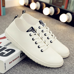 The 2017 summer white shoes casual shoes shoes the trend of Korean business students sports shoes shoes Forty-three black