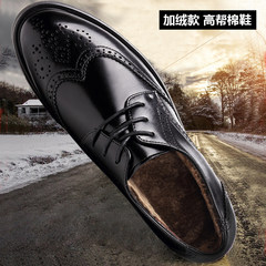 The British style carved large code Bullock leather casual leather shoes 45 shoes 46 size 47 shoes business 48 Thirty-eight Black shoes []