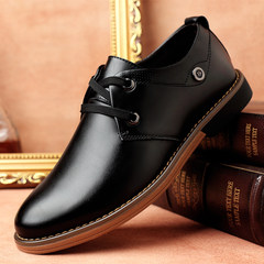 The British style carved large code Bullock leather casual leather shoes 45 shoes 46 size 47 shoes business 48 Thirty-eight 552 black