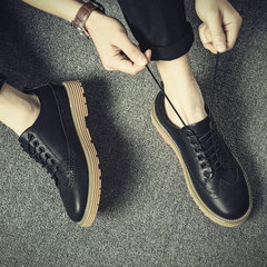 2017 new fall trend of Korean men shoes shoes mens shoes winter shoes shoes British Society Forty-three Black of main drawing