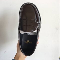 Foreign trade on a single state all-match Vintage men's casual shoes shoes low shoes size shoes Forty-three Brown