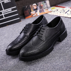 The British men's high shoes and cotton shoes. In the warm winter increased leisure high TK men's shoes Forty Black inside heighten (low shoe)