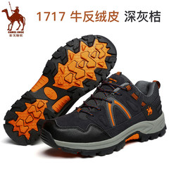 Armored camel Mens Sports shoes breathable waterproof antiskid shoes wear winter outdoor shoes travel shoes Dad Forty-three Dark orange