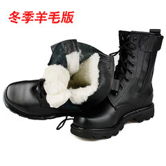 The winter men's boots high boots in the male Martin Bangjun hook shoes wool boots tooling boots outdoor steel head steel base Thirty-eight Winter wool boots