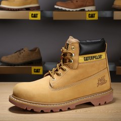 CAT men's shoes and boots Carter helper high boots outdoor leisure shoes PWC44100-940 tooling Thirty-nine Yellow classic rhubarb boots