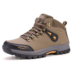 Camel men's wear non slip shoes fall in outdoor sports and leisure travel shoes waterproof hiking shoes Forty 1753 Khaki