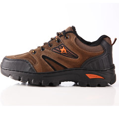 Outdoor sports shoes for winter and winter, mountaineering shoes, men's field jogging shoes, waterproof and anti slip sports shoes Forty Suede Brown