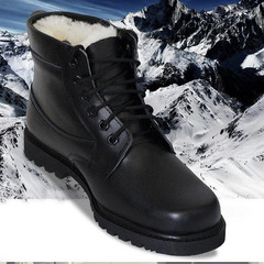 In the men's shoes boots boots boy winter wool snow boots warm cashmere mens boots boots with Martin Forty-one Black [539]
