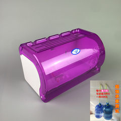 Toilet toilet paper box creative home cute free punch roll paper frame European style plastic waterproof toilet paper box Purple (upgrade nail free magic stickers) free punching money