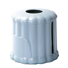 Creative web box box of circular cylinder with simple living room health home European toilet roll paper barrel blue