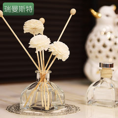 No fire aromatherapy essential oil deodorization sandalwood incense in the bedroom suite room cane perfume bottle flower lasting blend 100ML Aromatherapy