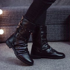 New fashion for men's boots in autumn 2017, Martin boots for men, English for men, and boots for men Forty-three 230 black