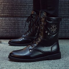 New fashion for men's boots in autumn 2017, Martin boots for men, English for men, and boots for men Forty-three A501 black