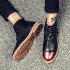 Martin male male winter boots boots casual shoes shoes fashion warm desert boots high boots shoes Bangjun tooling Forty-three High 889 black